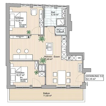 Komfort-apartments Daire *