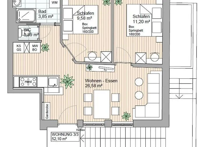 Komfort-apartments Апартаменты Вайдринг